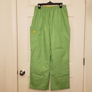 WonderWink Origins Scrub-Style Green Pants | Women's XL